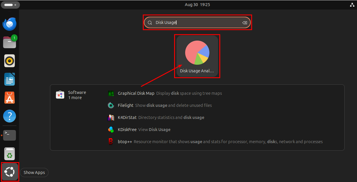 Open Disk Usage Analyzer