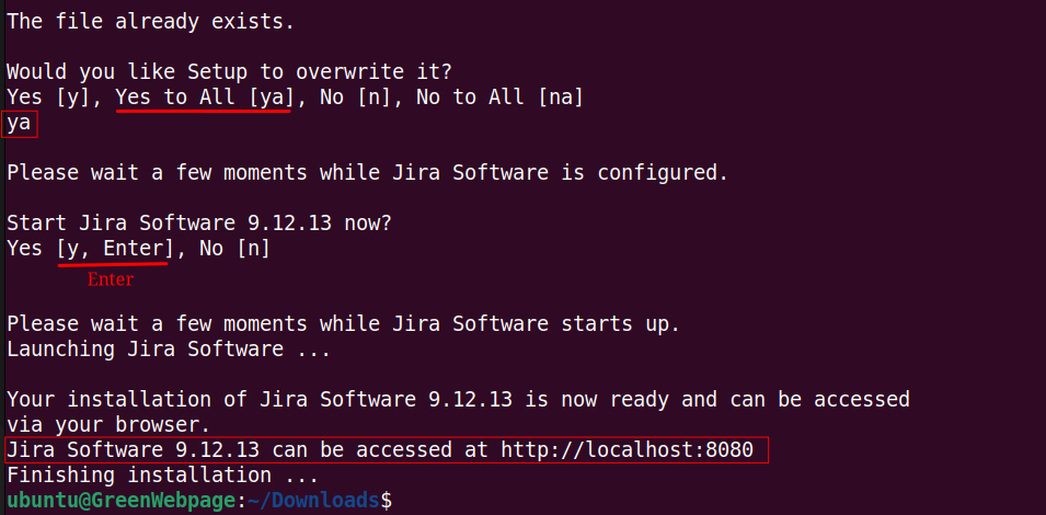 Install Jira from the terminal