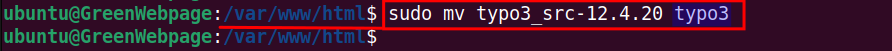 sudo mv typo3_src-12.4.20 typo3