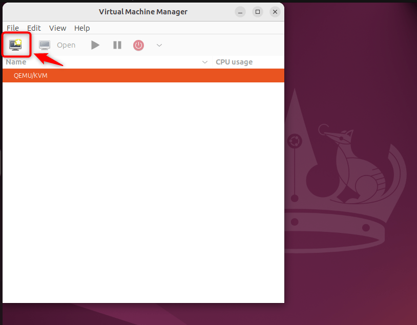 Create a virtual machine on Ubuntu