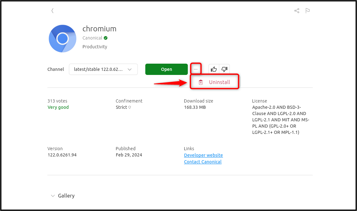 Launching Chromium