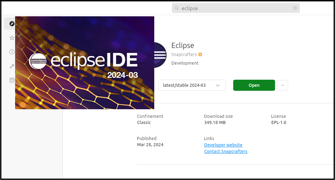 Launch the Eclipse IDE