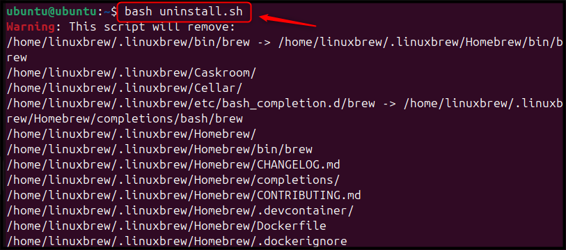 bash uninstall.sh