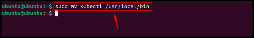 sudo mv kubectl /usr/local/bin