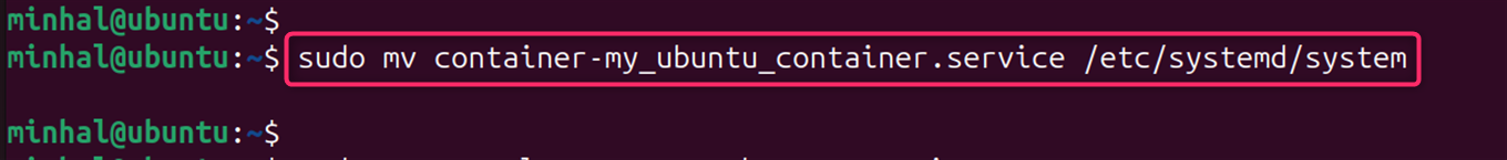 sudo mv container-my_ubuntu_container.service /etc/systemd/system