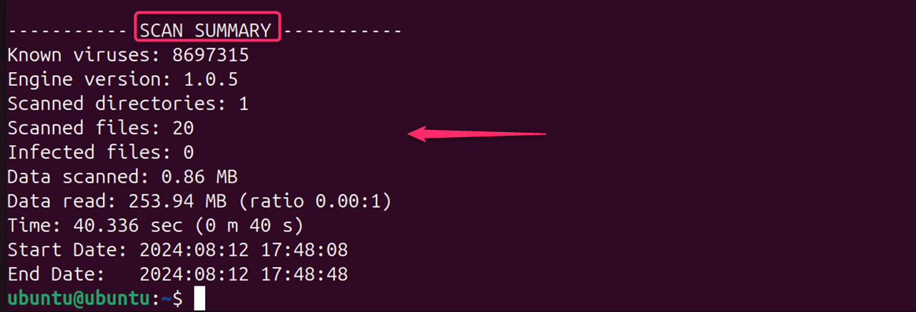 Scanning for viruses on Linux with ClamAV