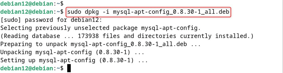 sudo dpkg -i mysql-apt-config_0.8.30-1_all.deb