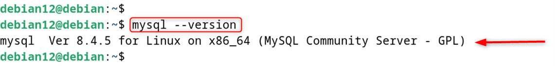 mysql --version