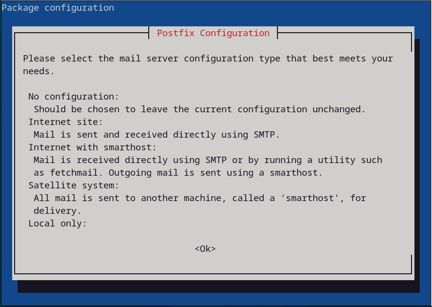 Postfix Configuration