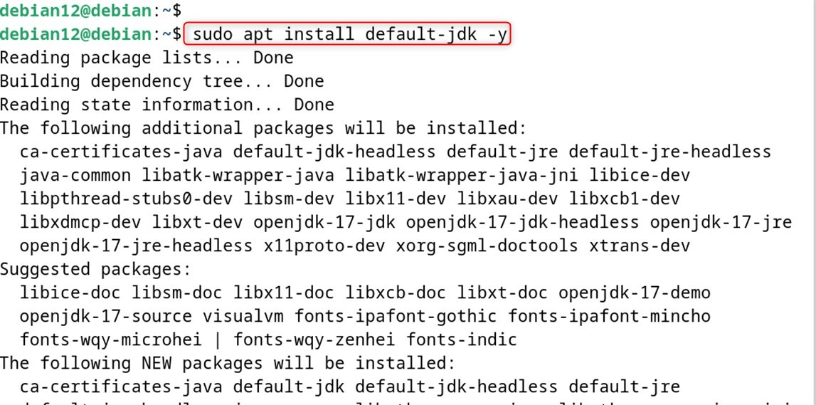 sudo apt install default-jdk -y