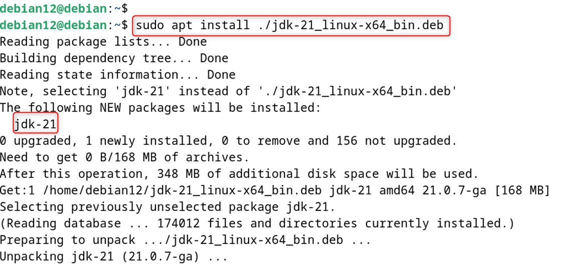 sudo apt install ./jdk-21_linux-x64_bin.deb