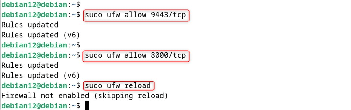 setting up firewall access using ufw