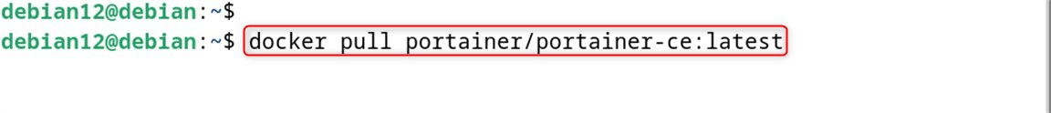 docker pull portainer/portainer-ce:latest