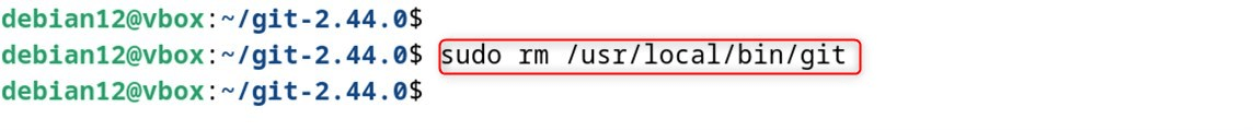 sudo rm /usr/local/bin/git