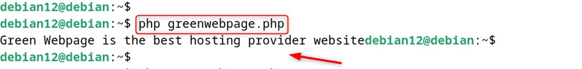 Running a PHP script