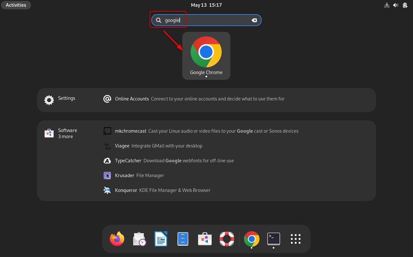 Launch Google Chrome