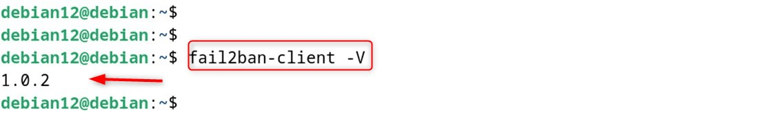fail2ban-client -V