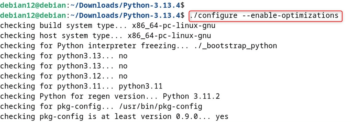 ./configure --enable-optimizations