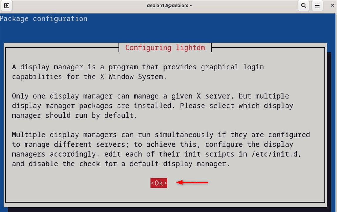 Configuring lightdm