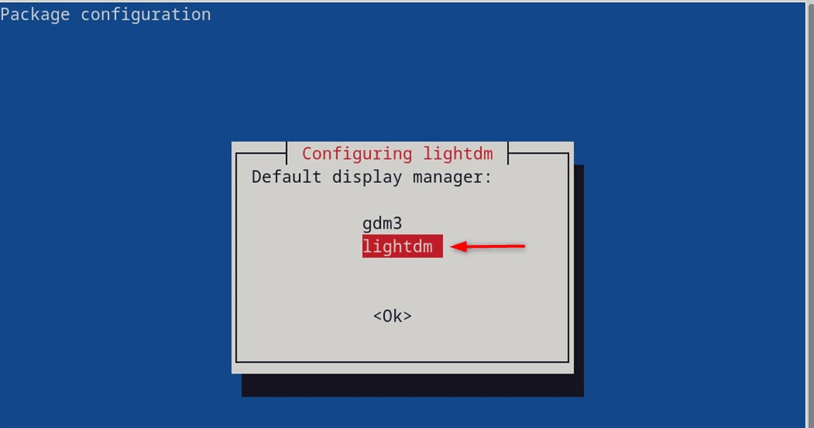 Configuring lightdm