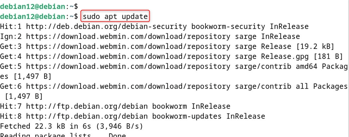 sudo apt update