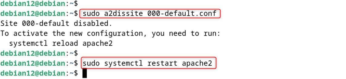 Restart apache2