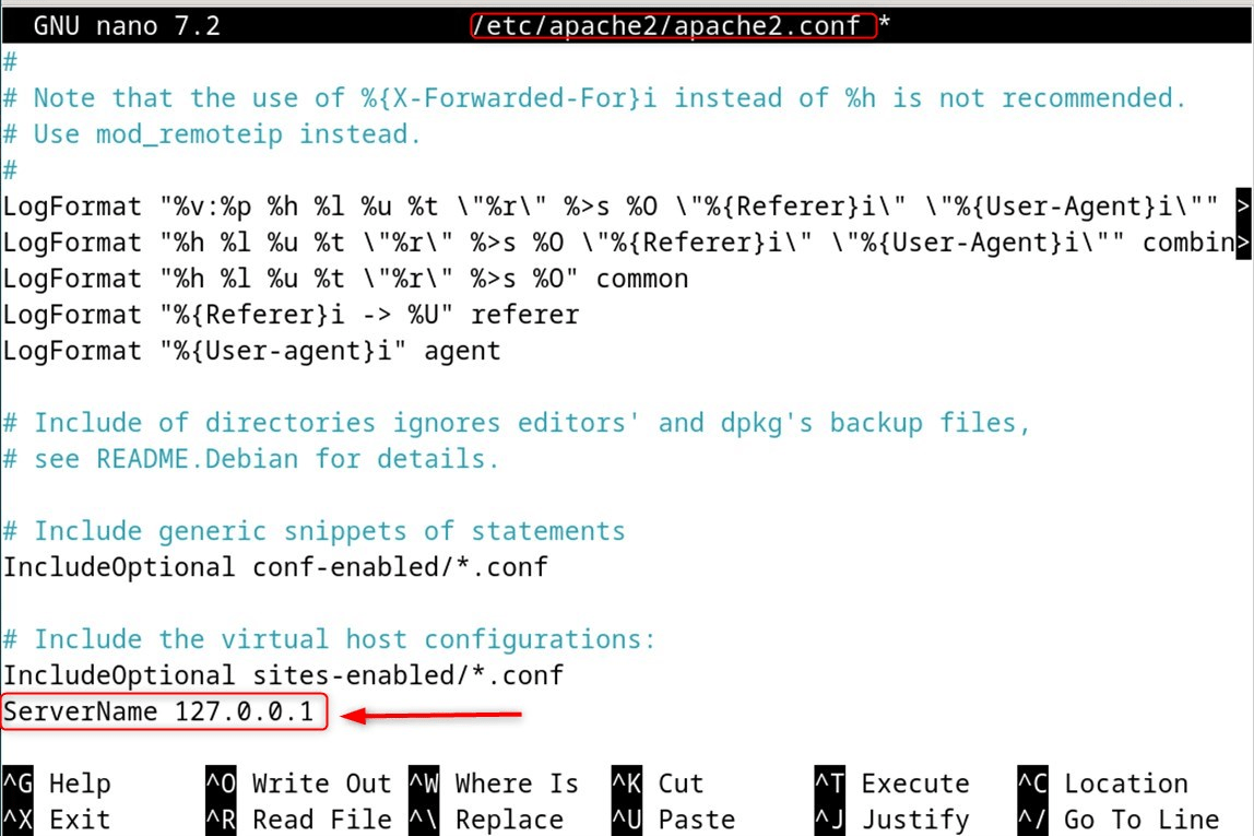 sudo nano /etc/apache2/apache2.conf
