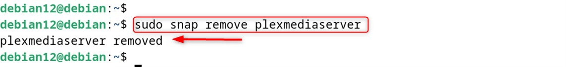 sudo snap remove plexmediaserver