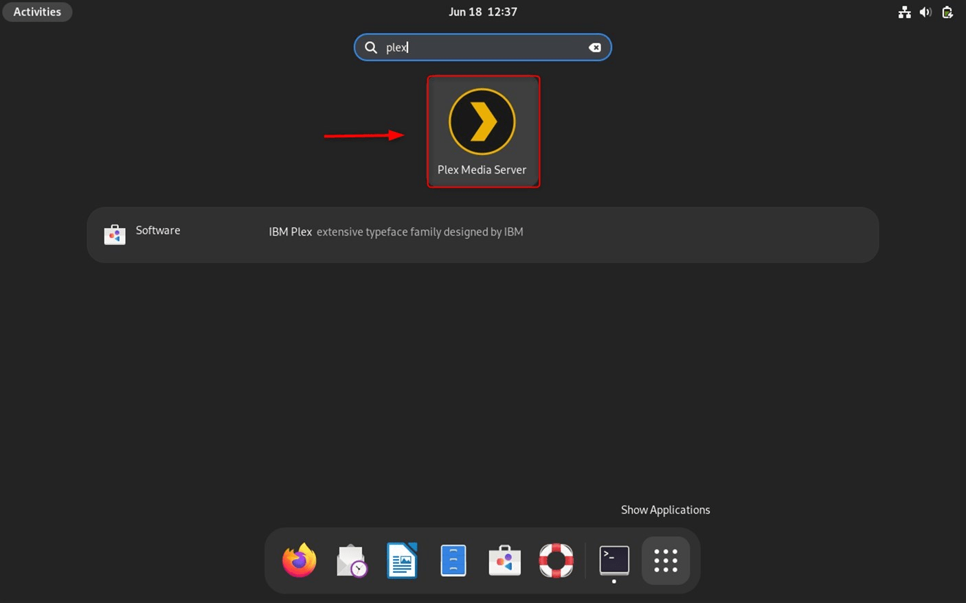 Launch Plex Media Server