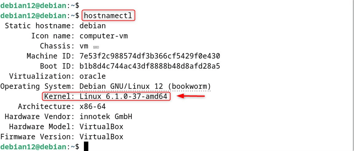 hostnamectl