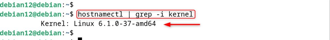 hostnamectl | grep -i kernel