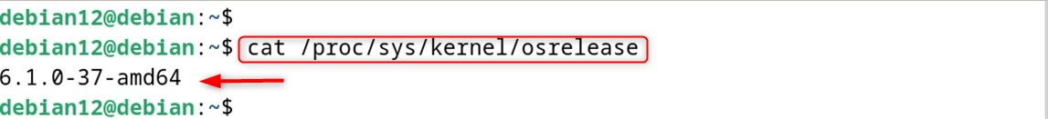 cat /proc/sys/kernel/osrelease