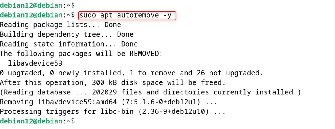 sudo apt autoremove -y