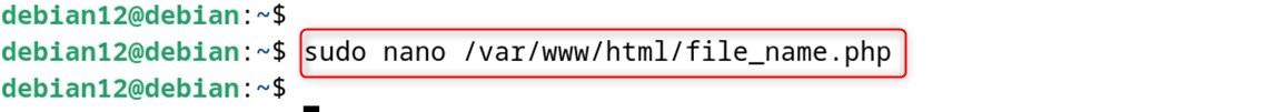 sudo nano /var/www/html/file_name.php