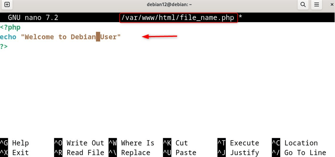 sudo nano /var/www/html/file_name.php