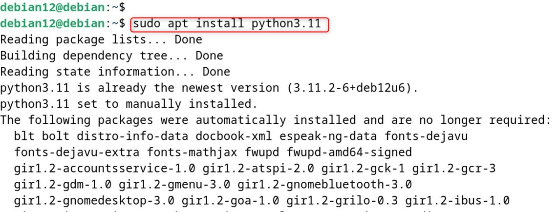 sudo apt install python3.11