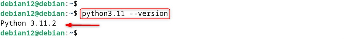 python3.11 --version