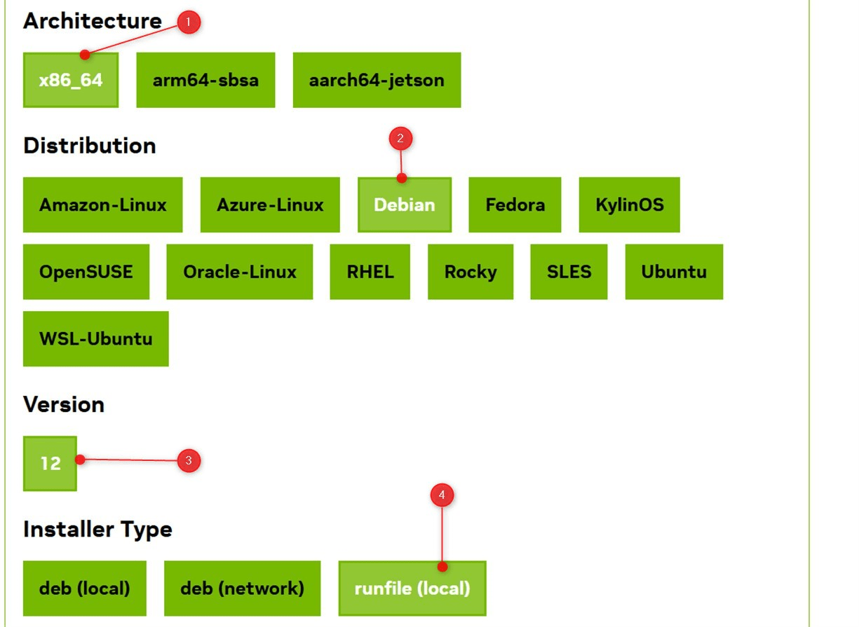 Download CUDA toolkit runfile