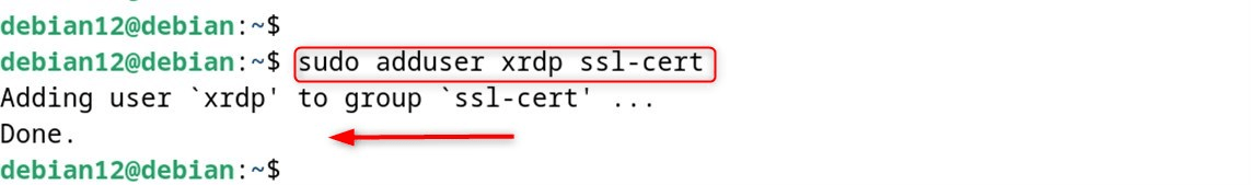 sudo adduser xrdp ssl-cert