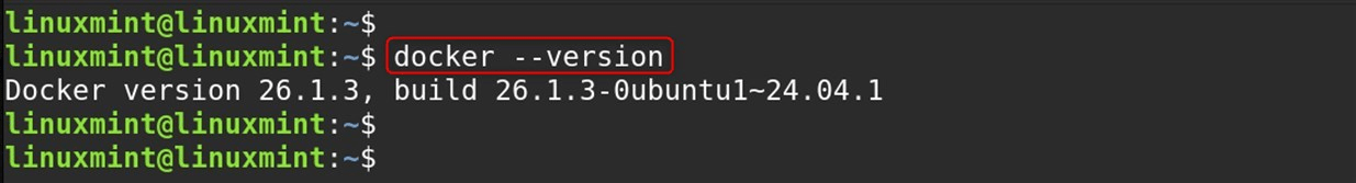 docker --version
