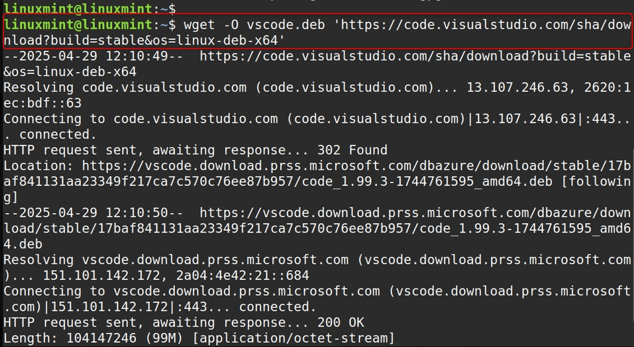 wget -O vscode.deb 'https://code.visualstudio.com/sha/download?build=stable&os=linux-deb-x64'