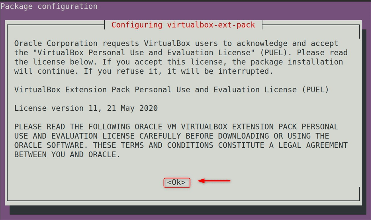 Configuring VirtualBox