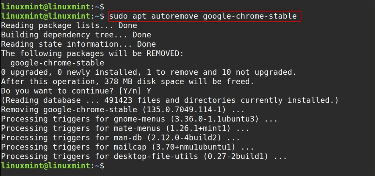 sudo apt autoremove google-chrome-stable <br>sudo rm /etc/apt/sources.list.d/google*