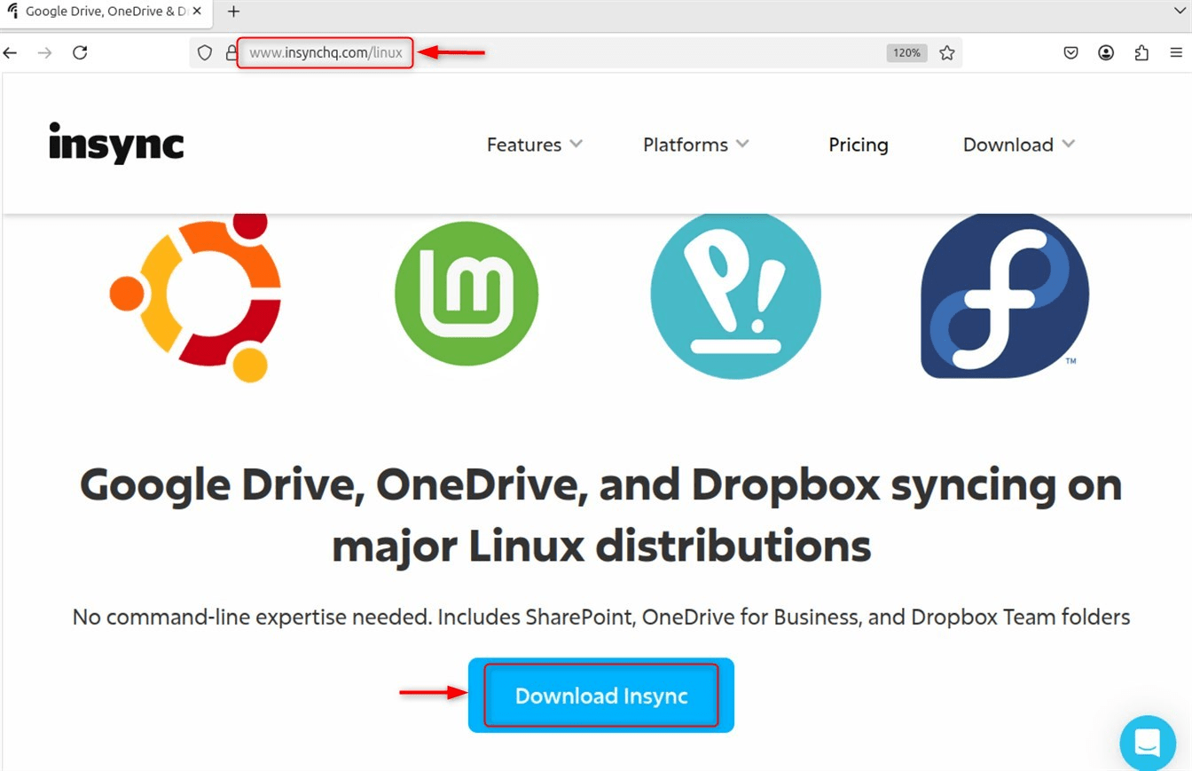 Download insync from official site