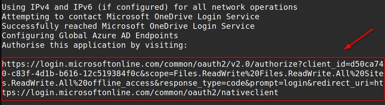 onedrive --synchronize