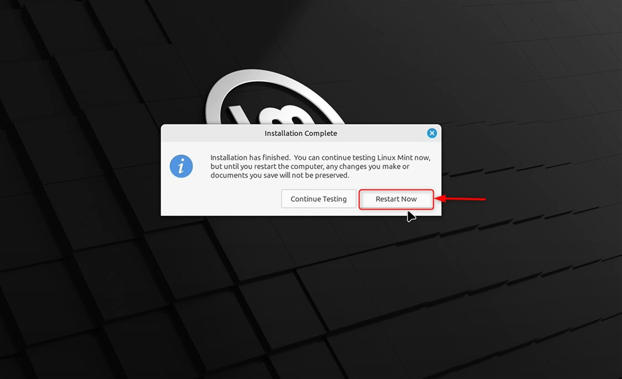 restart the linux mint 22 so changes can take effect
