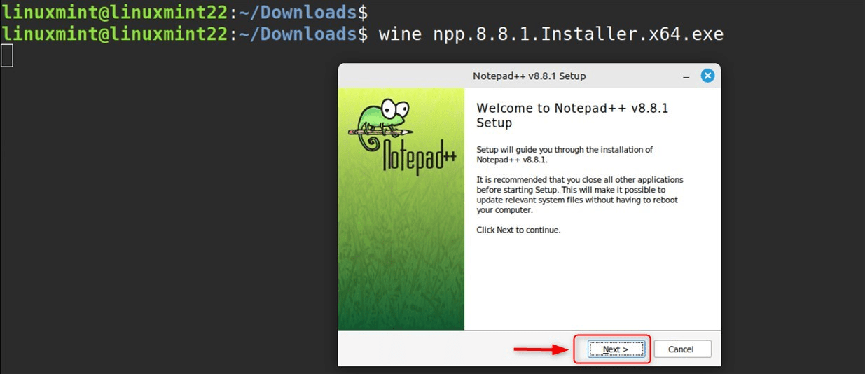 Notepad++ welcome note