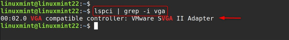 lspci | grep -i vga