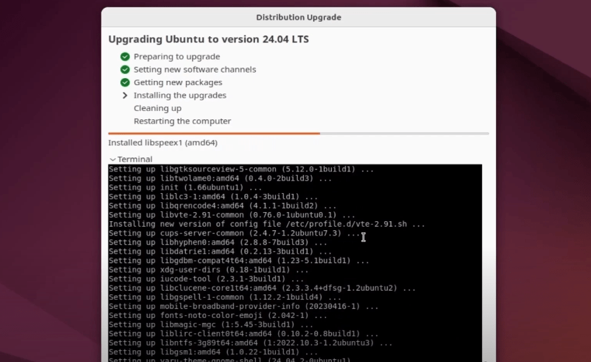 Upgrading Ubuntu to 24.04