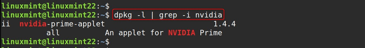 dpkg -l | grep -i nvidia